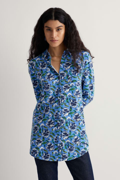 Dove Plant 3/4 Sleeve Tunic Image