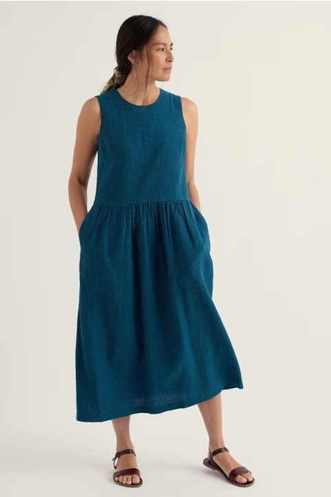 Brouse Sleeveless Gingham Dress Image