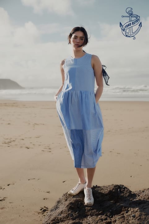 Beyond Retro x Seasalt Sleeveless Brouse Dress