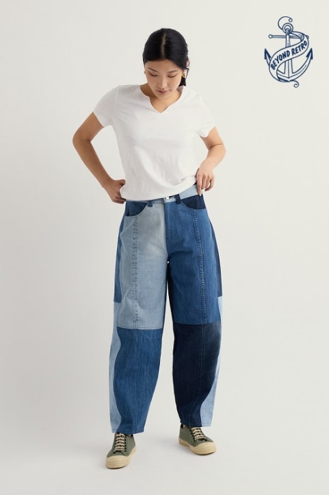 Beyond Retro x Seasalt Gwenver Jean Model Image