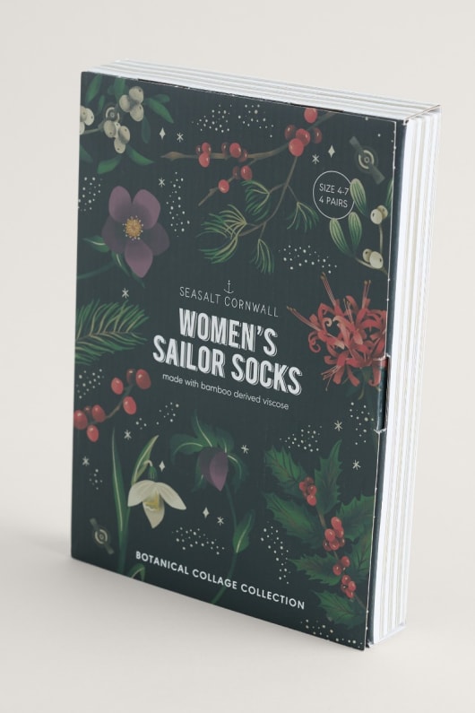 Gift Box of 4 Women's Sailor Socks