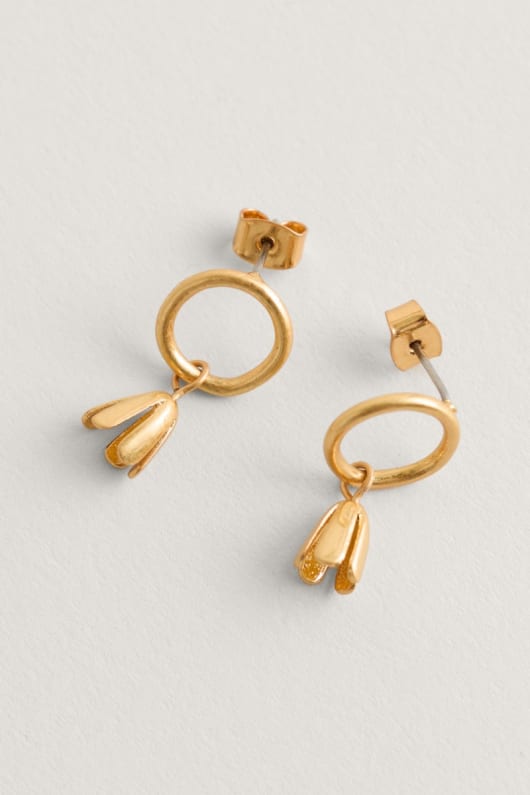 Floweret Charm Earrings