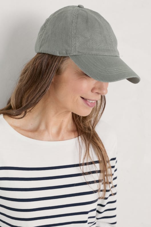 Caroline Linen Sun Cap