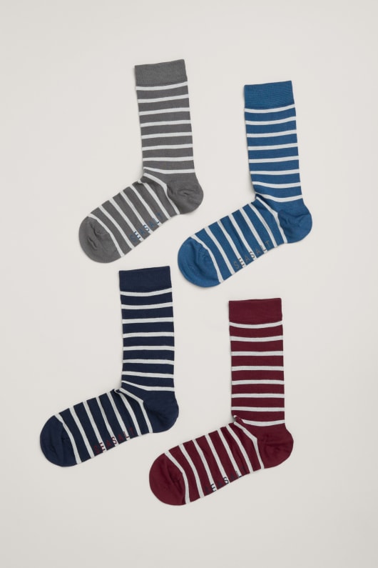 Gift Box of 4 Men's Sailor Socks
