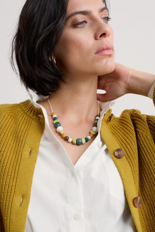 Kres Ceramic Bead Necklace