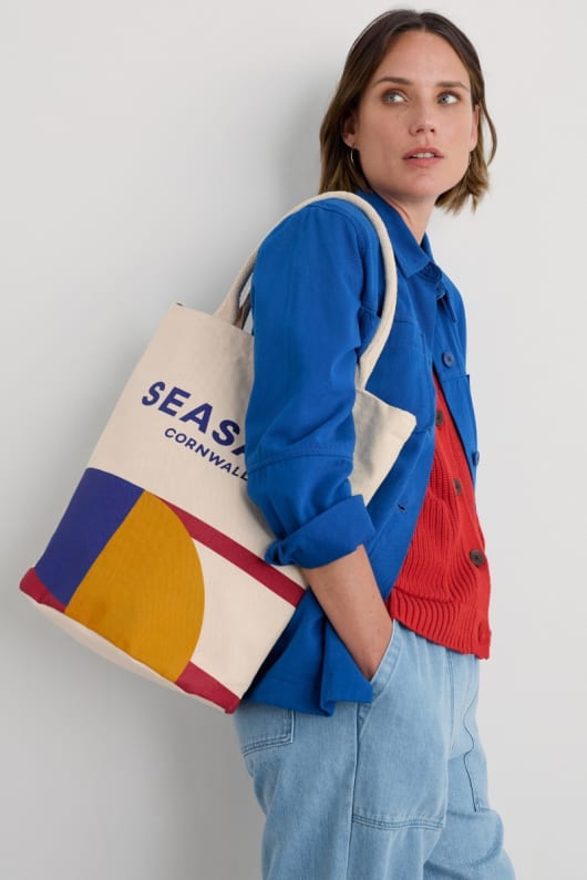 Canvas Arty Logo Tote Bag 