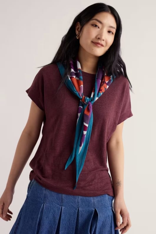 Posy Triangle Scarf