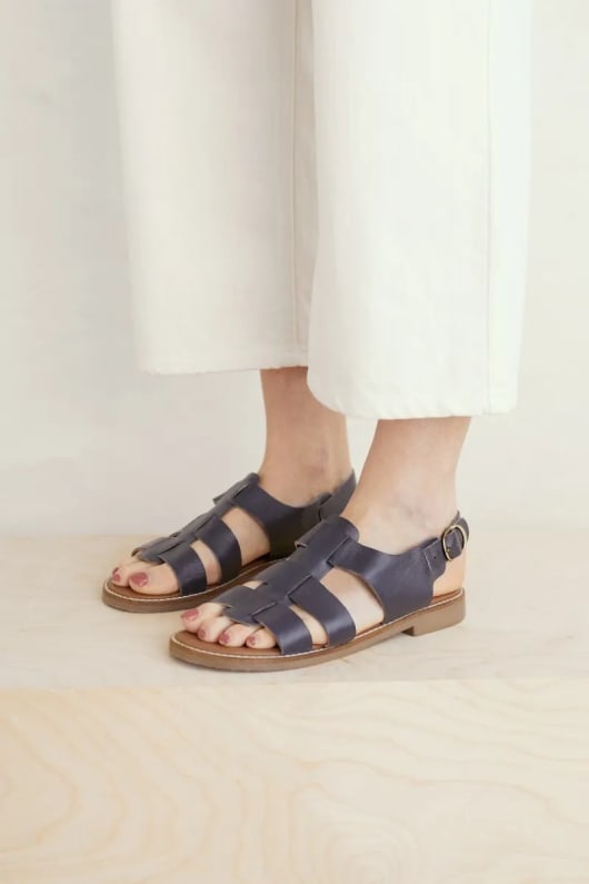 Pine Track Leather Sandals