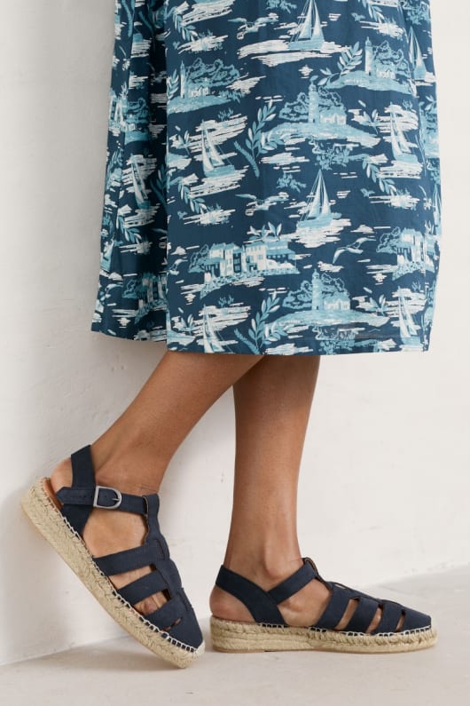 Early Lark Suede Espadrilles