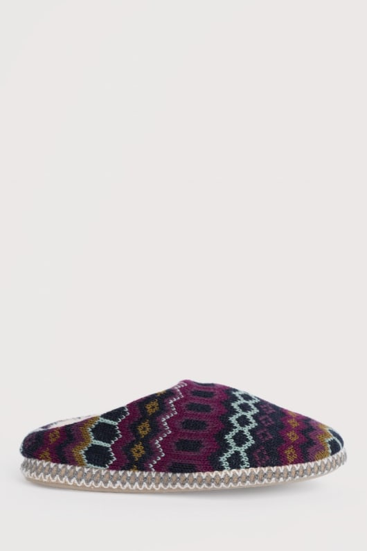 Starry Eyed Fair Isle Slipper