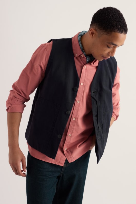 Men's Organic Cotton Metern Waistcoat