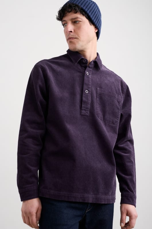 Men's Arrowhead Half Placket Cord Shirt
