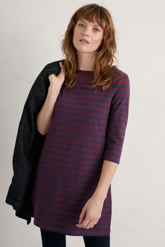 Sailor Tunic in GOTS-Certified Organic Cotton Jersey