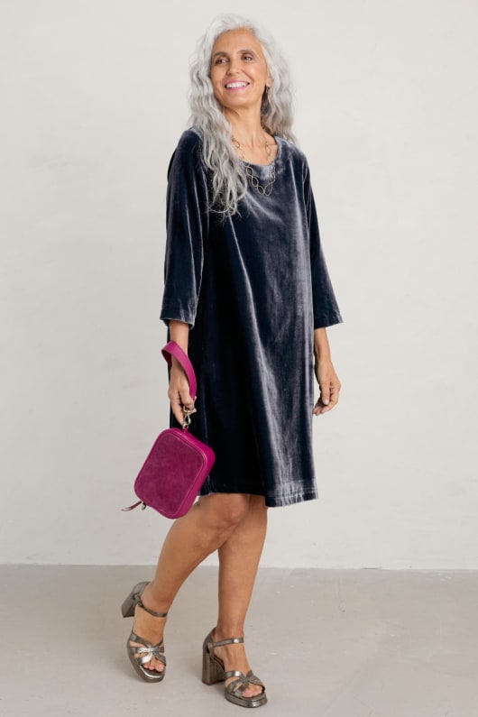 Boscawenun Velvet Dress