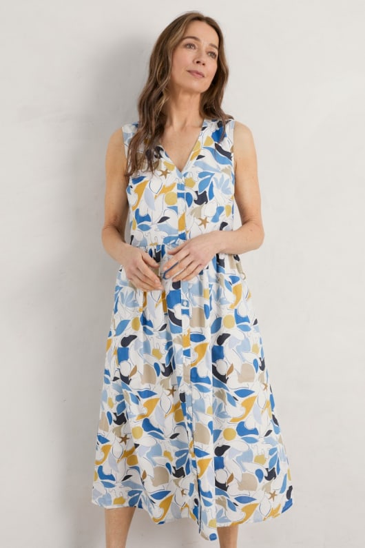 Shale Color Clothes Shale Way Dress - Seasalt Cornwall