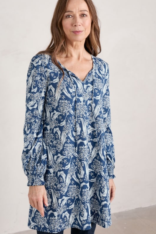 Composition Tunic in GOTS-Certified Organic Cotton Jersey