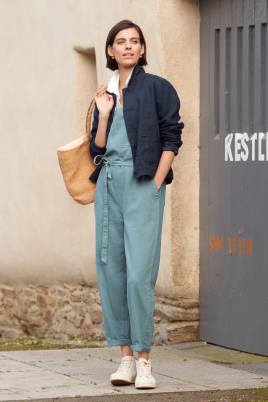 Heather Bell Tie Strap Jumpsuit