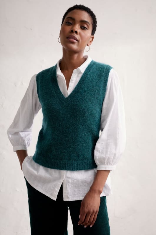 Goldenbirch V-Neck Knitted Vest