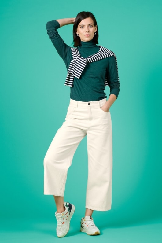 Barnes Wide Leg Crop Jeans