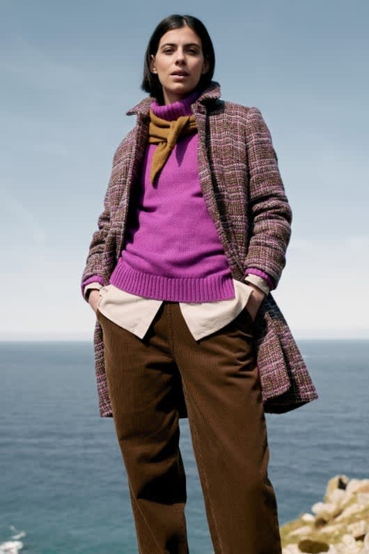 Wood Cabin Wool Blend Twill Coat 