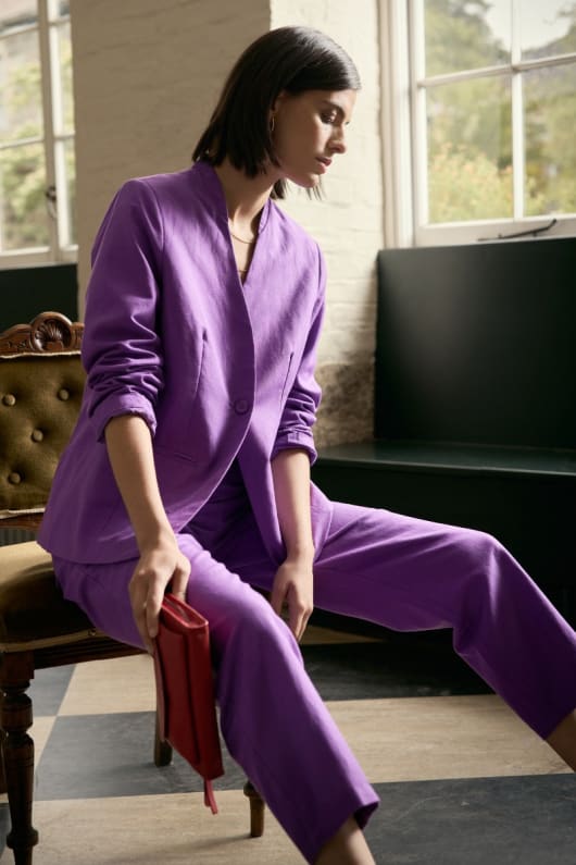 Quintet Linen Blend Blazer