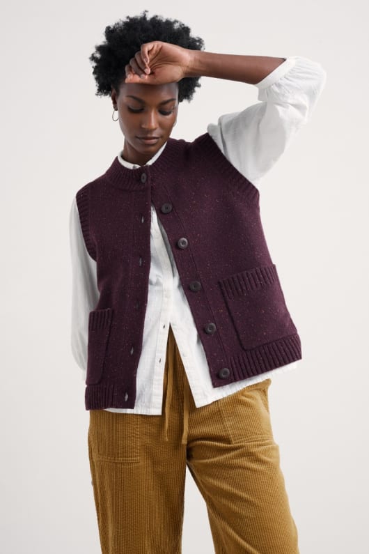 Harbour Sands Chunky Knitted Vest