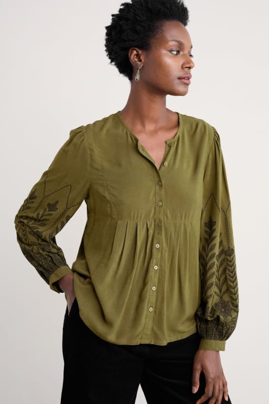 High Woods Blouson Sleeve Shirt