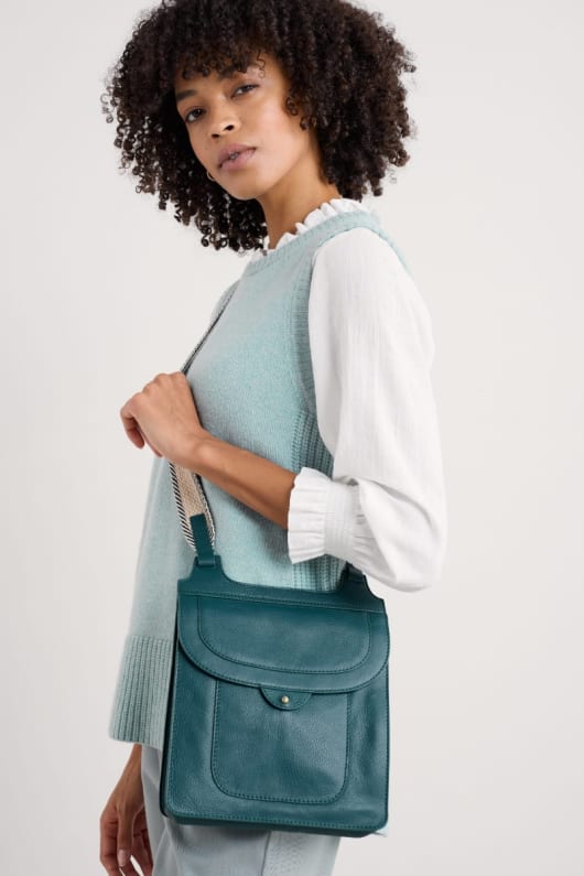 Mennor Leather Crossbody Bag