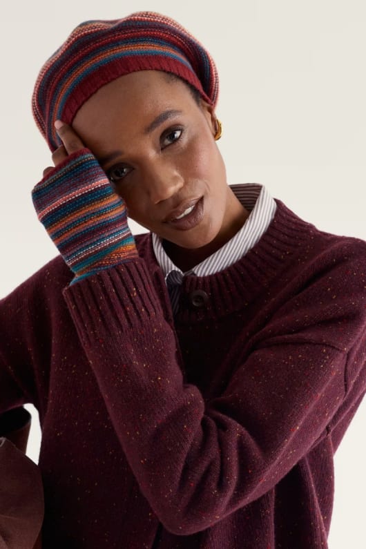 Fruity Knitted Beret