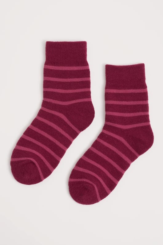 Women's Cosy Sailor Socks Model Image