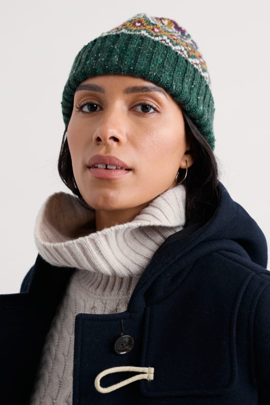 Weatherhill Fair Isle Hat Model Image