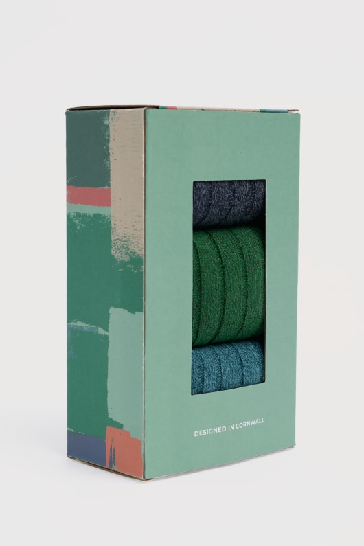 Gift Box of 3 Men’s Bloomin' Good Socks Image