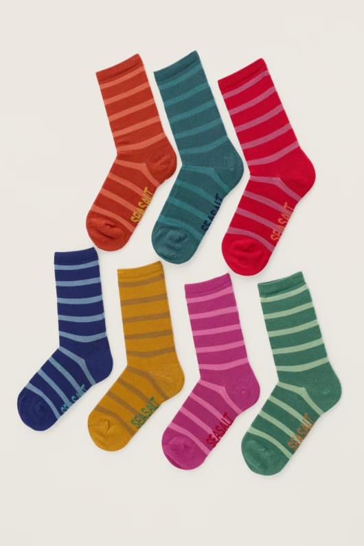 Gift Box of 7 Women’s Sailor Socks