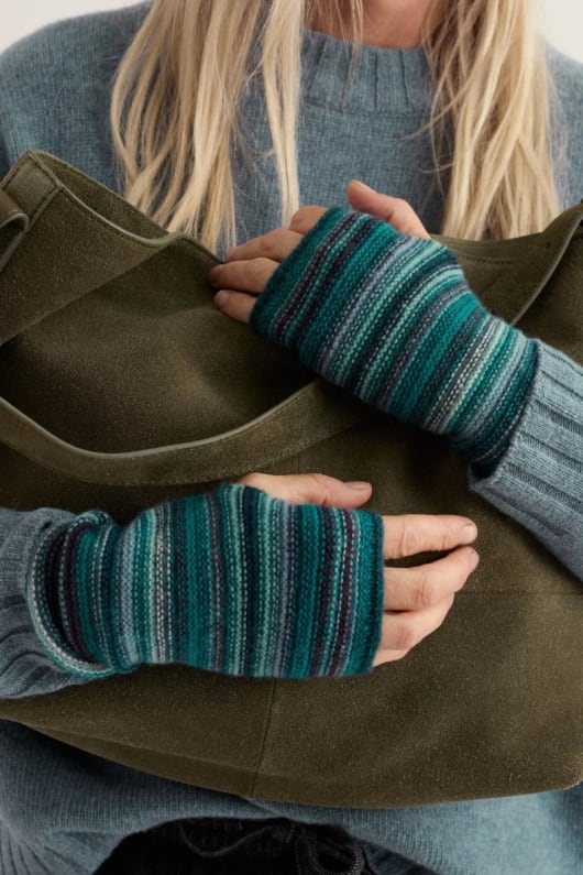 Fruity Fingerless Mittens