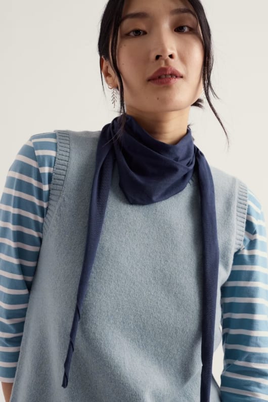 Enora Jersey Triangle Scarf
