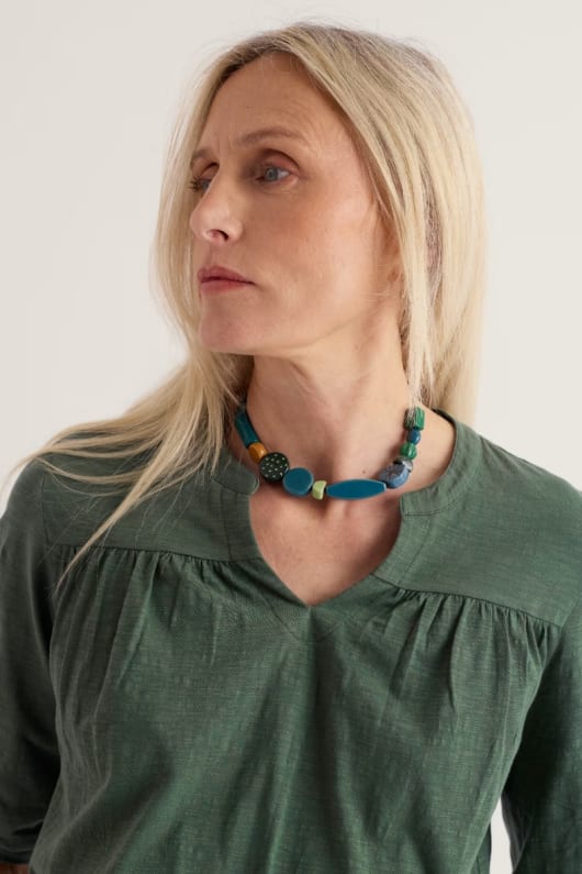 Trenninow Ceramic Bead Necklace