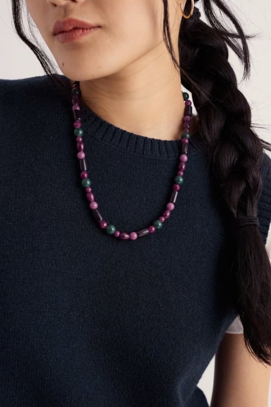 Jowanet Mixed Beaded Necklace