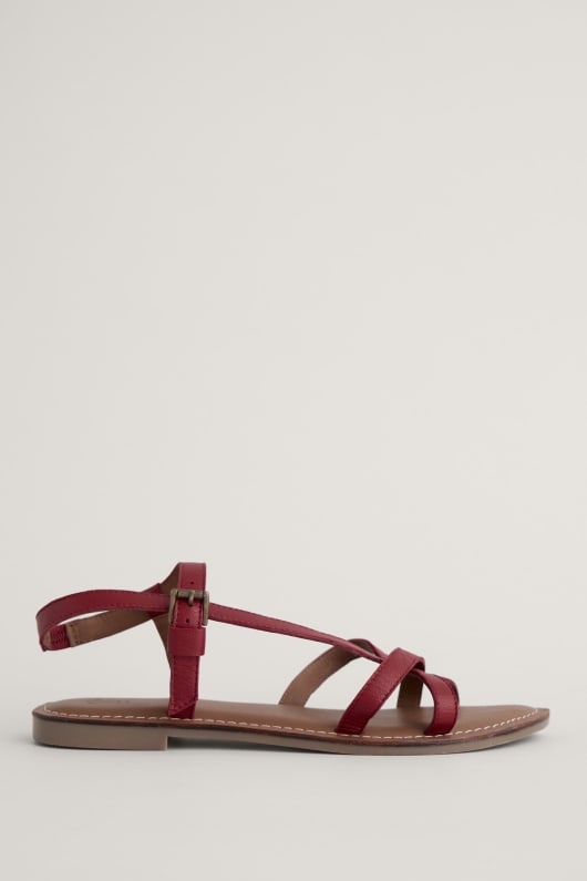 Sea Step Strappy Leather Sandals Model Image