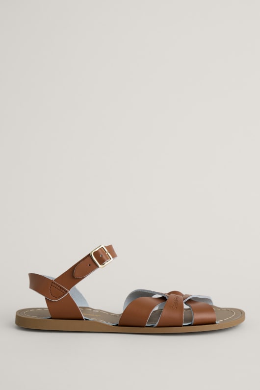 Salt-Water Original Sandal in Chestnut Model Image