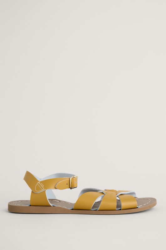 Salt-Water Original Sandals in Boat Yellow Model Image
