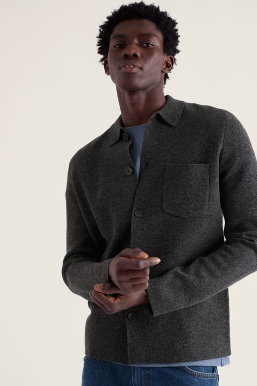 Men's Boconnoc Knitted Overshirt