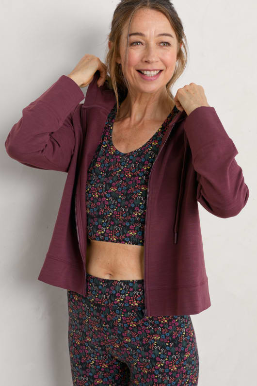 Gentle Current Hooded Jacket Model Image