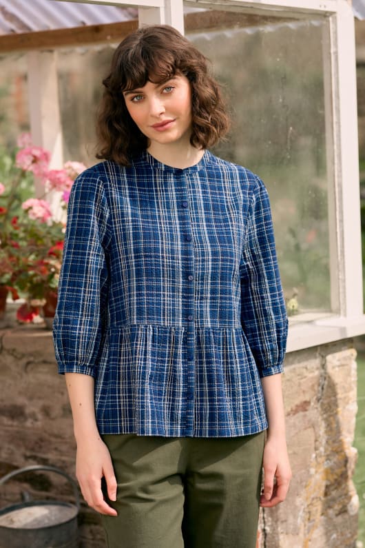 Swan's Way Cotton Shirt Model Image