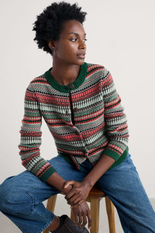 Percella Cove Fair Isle Cardigan