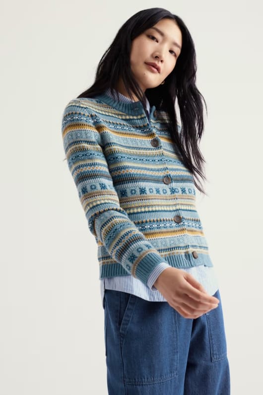 Cove Cottage Fair Isle Cardigan