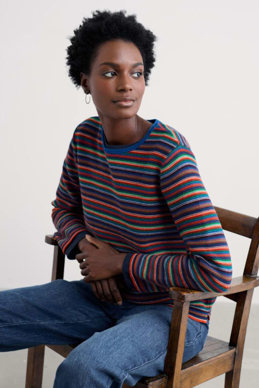 Makers Stripe Jumper Made With Organic Cotton