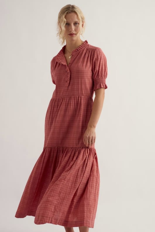Feather Star Tiered Dress
