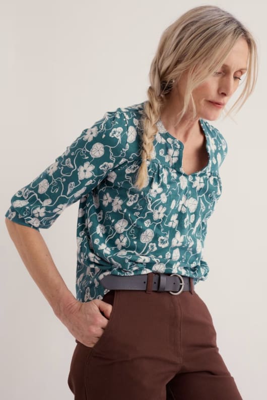 Little Sun Relaxed Organic Cotton Top