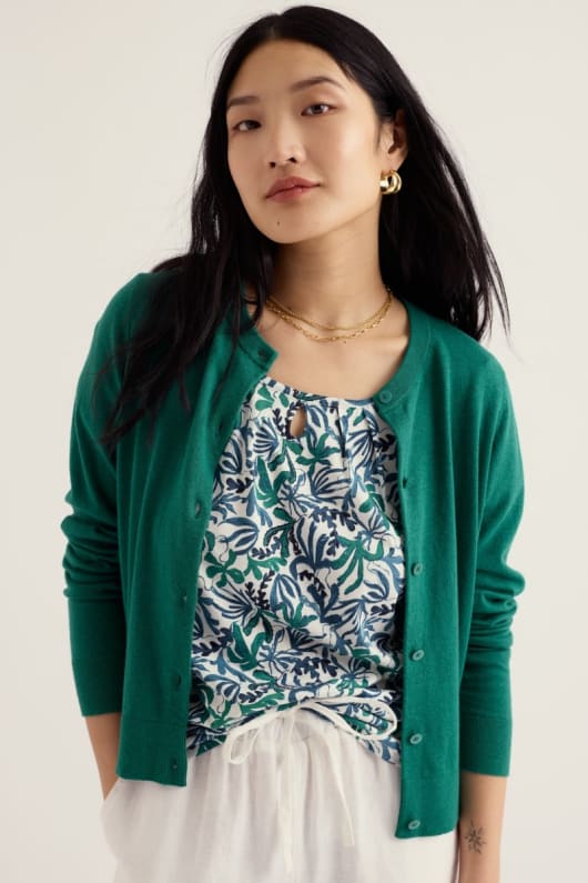 Dancing Light Organic Cotton Cardigan
