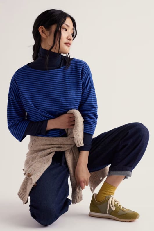 Tremayne Quay Jersey Top in GOTS Organic Cotton